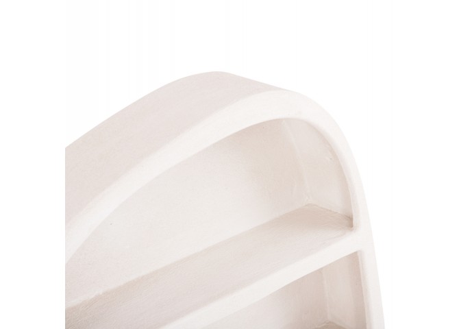 ΡΑΦΙ ΤΟΙΧΟΥ ΣΕΙΡΑ SANTORINI HM18058 MDF ΣΕ ΥΠΟΛΕΥΚΟ ΧΡΩΜΑ 95x18x100Υεκ.