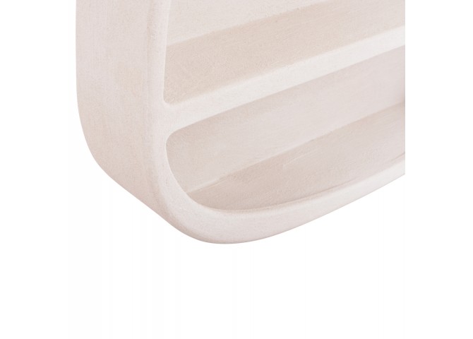 ΡΑΦΙ ΤΟΙΧΟΥ ΣΕΙΡΑ SANTORINI HM18058 MDF ΣΕ ΥΠΟΛΕΥΚΟ ΧΡΩΜΑ 95x18x100Υεκ.