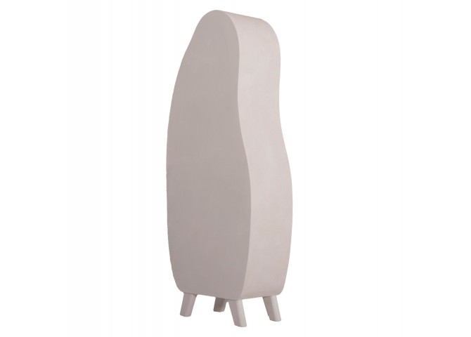 ΡΑΦΙΕΡΑ ΣΕΙΡΑ SANTORINI HM18067 MDF ΣΕ ΥΠΟΛΕΥΚΟ ΧΡΩΜΑ 80x38x196Υεκ.