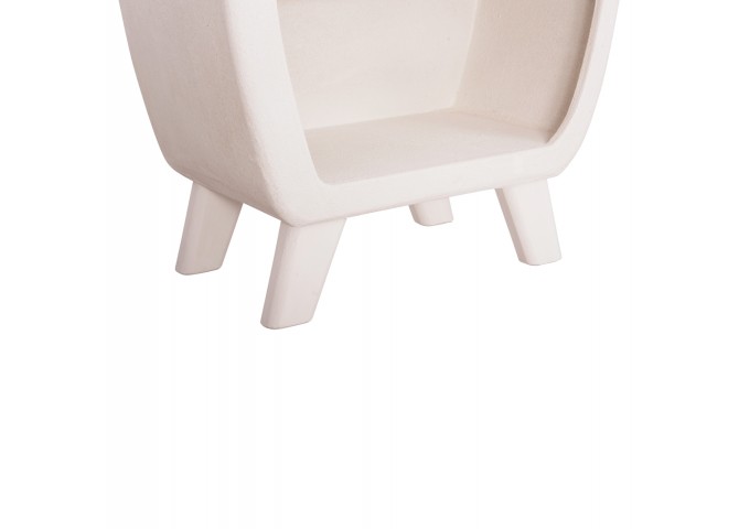 ΡΑΦΙΕΡΑ ΣΕΙΡΑ SANTORINI HM18067 MDF ΣΕ ΥΠΟΛΕΥΚΟ ΧΡΩΜΑ 80x38x196Υεκ.