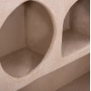 ΡΑΦΙ ΤΟΙΧΟΥ ΣΕΙΡΑ SANTORINI HM18063.02 MDF ΣΕ ΚΑΦΕ 120x18x60Υεκ.