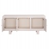 ΜΠΟΥΦΕΣ ΣΕΙΡΑ SANTORINI HM18068 MDF ΣΕ ΥΠΟΛΕΥΚΟ ΧΡΩΜΑ-3 ΠΟΡΤΕΣ 140x38x64Υεκ.
