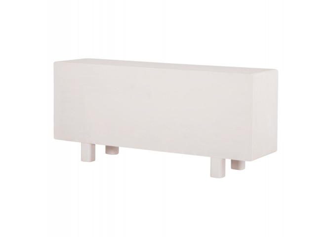 ΜΠΟΥΦΕΣ ΣΕΙΡΑ SANTORINI HM18068 MDF ΣΕ ΥΠΟΛΕΥΚΟ ΧΡΩΜΑ-3 ΠΟΡΤΕΣ 140x38x64Υεκ.