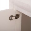 ΜΠΟΥΦΕΣ ΣΕΙΡΑ SANTORINI HM18068 MDF ΣΕ ΥΠΟΛΕΥΚΟ ΧΡΩΜΑ-3 ΠΟΡΤΕΣ 140x38x64Υεκ.