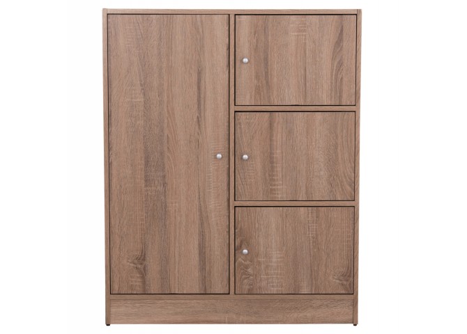 ΝΤΟΥΛΑΠΙ ΜΕ 4 ΑΠΟΘ.ΧΩΡΟΥΣ MATIN HM2479.02 SONAMA OAK ΜΕΛΑΜΙΝΗ 80x39,5x99,5Υεκ.
