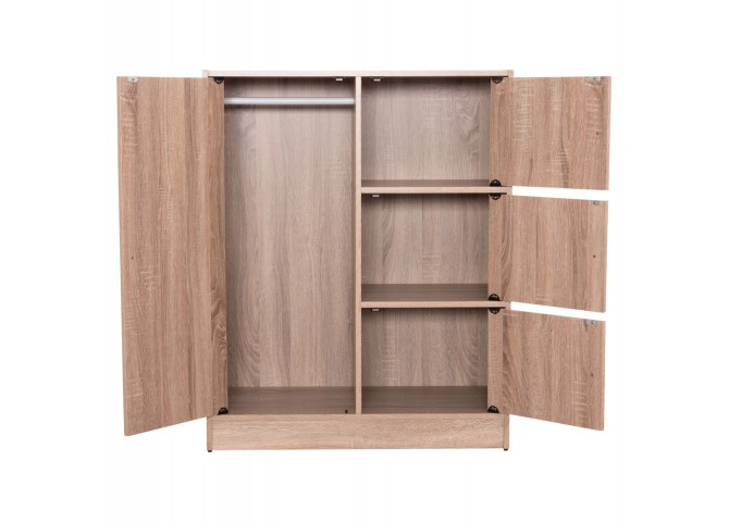 ΝΤΟΥΛΑΠΙ ΜΕ 4 ΑΠΟΘ.ΧΩΡΟΥΣ MATIN HM2479.02 SONAMA OAK ΜΕΛΑΜΙΝΗ 80x39,5x99,5Υεκ.