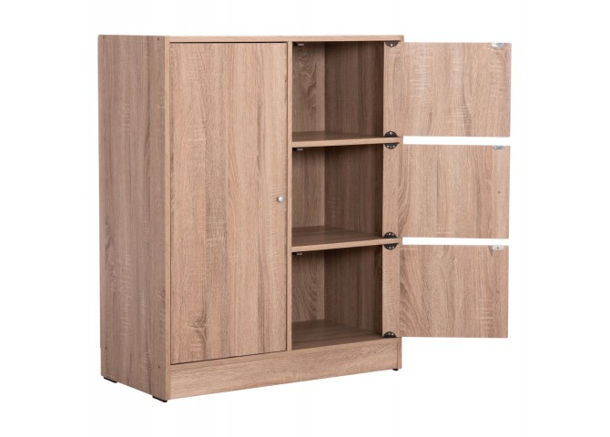 ΝΤΟΥΛΑΠΙ ΜΕ 4 ΑΠΟΘ.ΧΩΡΟΥΣ MATIN HM2479.02 SONAMA OAK ΜΕΛΑΜΙΝΗ 80x39,5x99,5Υεκ.