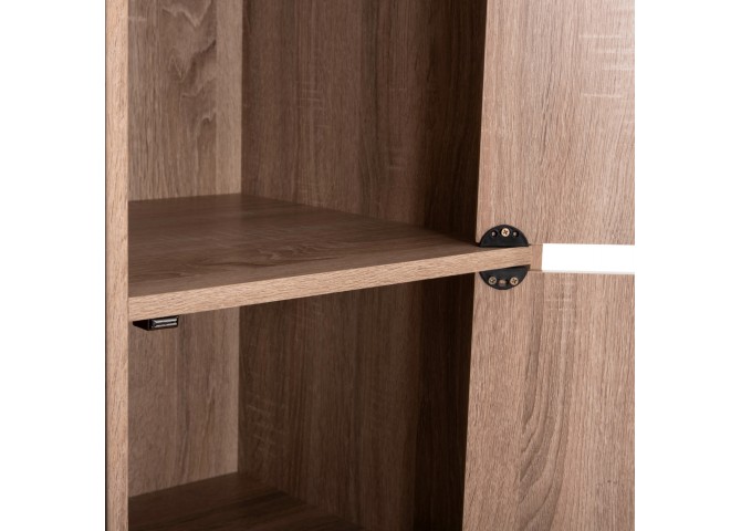 ΝΤΟΥΛΑΠΙ ΜΕ 4 ΑΠΟΘ.ΧΩΡΟΥΣ MATIN HM2479.02 SONAMA OAK ΜΕΛΑΜΙΝΗ 80x39,5x99,5Υεκ.