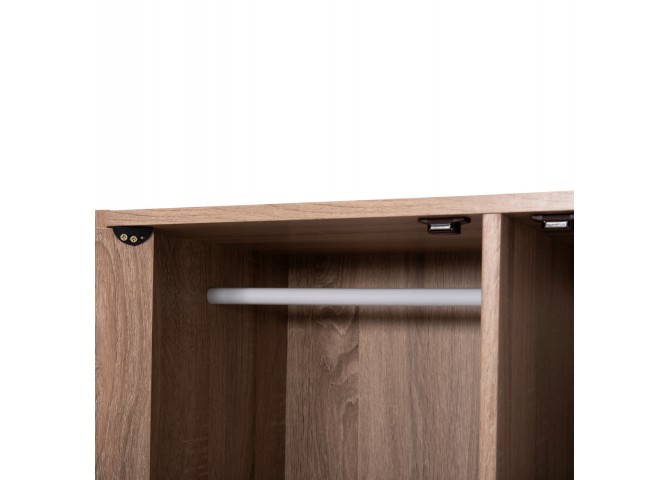 ΝΤΟΥΛΑΠΙ ΜΕ 4 ΑΠΟΘ.ΧΩΡΟΥΣ MATIN HM2479.02 SONAMA OAK ΜΕΛΑΜΙΝΗ 80x39,5x99,5Υεκ.