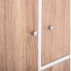 ΝΤΟΥΛΑΠΙ ΜΕ 4 ΑΠΟΘ.ΧΩΡΟΥΣ MATIN HM2479.01 SONAMA OAK-ΛΕΥΚΗ ΜΕΛΑΜΙΝΗ 80x39,5x99,5Υεκ