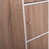 ΝΤΟΥΛΑΠΙ ΜΕ 4 ΑΠΟΘ.ΧΩΡΟΥΣ MATIN HM2480.01 SONAMA OAK-ΛΕΥΚΗ ΜΕΛΑΜΙΝΗ 117x39,5x99,5Υεκ