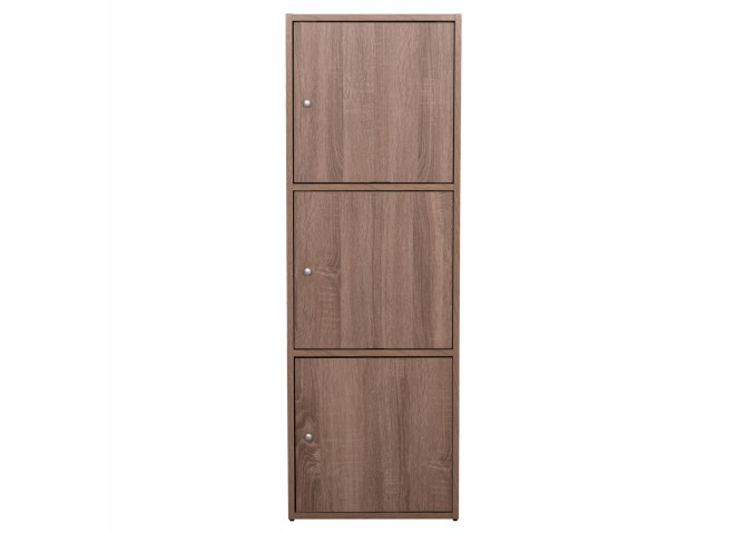 ΝΤΟΥΛΑΠΙ ΜΕ 3 ΑΠΟΘ. ΧΩΡΟΥΣ SORIANO HM9939.11 SONAMA OAK ΜΕΛΑΜΙΝΗ 40x39x119Υεκ.