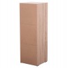 ΝΤΟΥΛΑΠΙ ΜΕ 3 ΑΠΟΘ. ΧΩΡΟΥΣ SORIANO HM9939.11 SONAMA OAK ΜΕΛΑΜΙΝΗ 40x39x119Υεκ.