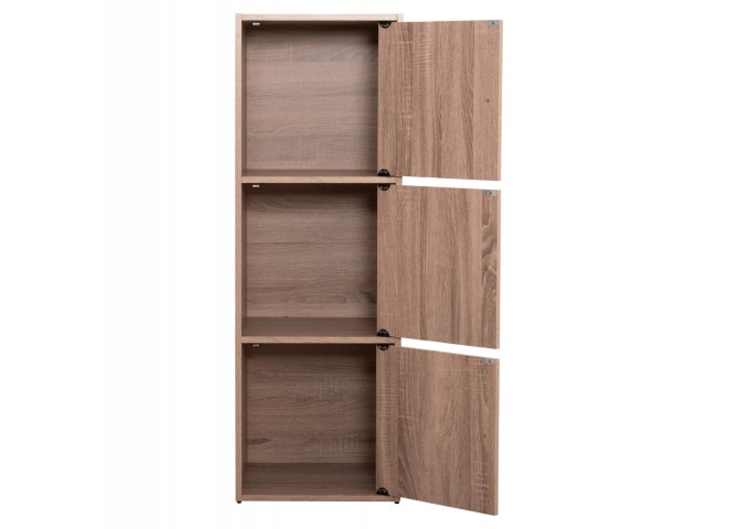 ΝΤΟΥΛΑΠΙ ΜΕ 3 ΑΠΟΘ. ΧΩΡΟΥΣ SORIANO HM9939.11 SONAMA OAK ΜΕΛΑΜΙΝΗ 40x39x119Υεκ.