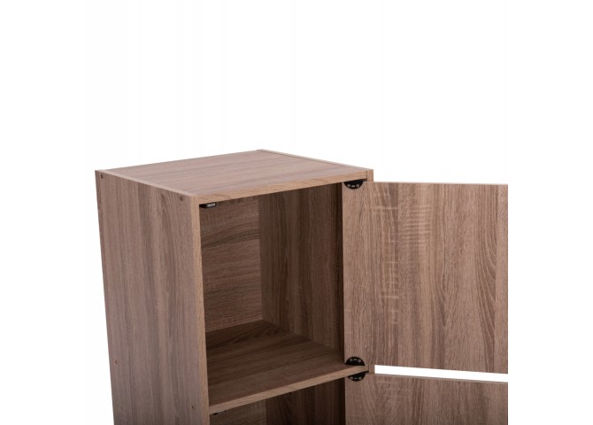 ΝΤΟΥΛΑΠΙ ΜΕ 3 ΑΠΟΘ. ΧΩΡΟΥΣ SORIANO HM9939.11 SONAMA OAK ΜΕΛΑΜΙΝΗ 40x39x119Υεκ.