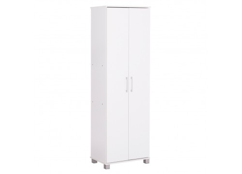 ΠΑΠΟΥΤΣΟΘΗΚΗ-ΝΤΟΥΛΑΠΑ CLUSE HM2403.03 ΜΕΛΑΜΙΝΗ ΛΕΥΚΟ ΧΡΩΜΑ 60Χ36,5Χ186,5Υεκ.