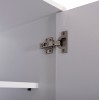 ΠΑΠΟΥΤΣΟΘΗΚΗ-ΝΤΟΥΛΑΠΑ CLUSE HM2403.03 ΜΕΛΑΜΙΝΗ ΛΕΥΚΟ ΧΡΩΜΑ 60Χ36,5Χ186,5Υεκ.