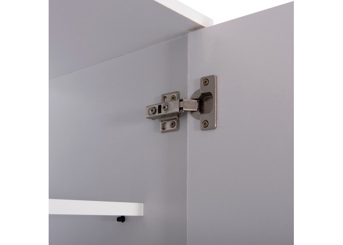 ΠΑΠΟΥΤΣΟΘΗΚΗ-ΝΤΟΥΛΑΠΑ CLUSE HM2403.03 ΜΕΛΑΜΙΝΗ ΛΕΥΚΟ ΧΡΩΜΑ 60Χ36,5Χ186,5Υεκ.
