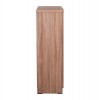 ΝΤΟΥΛΑΠΑ 3ΦΥΛΛΗ ΜΕ ΡΑΦΙΑ BAILEY HM2482.01 SONAMA OAK ΜΕΛΑΜΙΝΗ 120-116x40x123,5Υεκ.