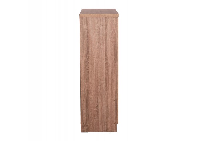ΝΤΟΥΛΑΠΑ 3ΦΥΛΛΗ ΜΕ ΡΑΦΙΑ BAILEY HM2482.01 SONAMA OAK ΜΕΛΑΜΙΝΗ 120-116x40x123,5Υεκ.