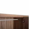 ΝΤΟΥΛΑΠΑ 3ΦΥΛΛΗ ΜΕ ΡΑΦΙΑ BAILEY HM2482.01 SONAMA OAK ΜΕΛΑΜΙΝΗ 120-116x40x123,5Υεκ.