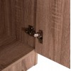 ΝΤΟΥΛΑΠΑ 3ΦΥΛΛΗ ΜΕ ΡΑΦΙΑ BAILEY HM2482.01 SONAMA OAK ΜΕΛΑΜΙΝΗ 120-116x40x123,5Υεκ.