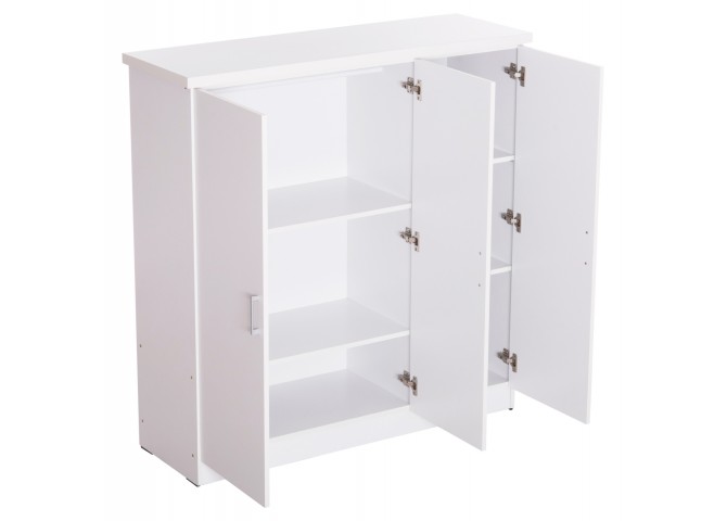 ΝΤΟΥΛΑΠΑ 3ΦΥΛΛΗ ΜΕ ΡΑΦΙΑ BAILEY HM2482.02 ΛΕΥΚΗ ΜΕΛΑΜΙΝΗ 120-116x40x123,5Υεκ.