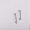 ΝΤΟΥΛΑΠΑ 3ΦΥΛΛΗ ΜΕ ΡΑΦΙΑ BAILEY HM2482.02 ΛΕΥΚΗ ΜΕΛΑΜΙΝΗ 120-116x40x123,5Υεκ.