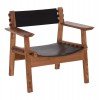 ΠΟΛΥΘΡΟΝΑ KONNA HM9928.01 TEAK ΞΥΛΟ ΣΕ ΦΥΣΙΚΟ-ΔΕΡΜΑ ΑΓΕΛΑΔΟΣ ΣΕ ΜΑΥΡΟ 80x64x73Υεκ.