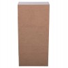 ΡΑΦΙΕΡΑ ΤΟΙΧΟΥ CUBICON HM9941.01 ΛΕΥΚΗ ΜΕΛΑΜΙΝΗ 38,5x23,5x80Υεκ.