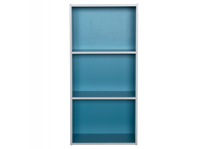 ΡΑΦΙΕΡΑ ΤΟΙΧΟΥ CUBICON HM9941.05 ΜΠΛΕ-ΛΕΥΚΗ ΜΕΛΑΜΙΝΗ 38,5x23,5x80Υεκ.