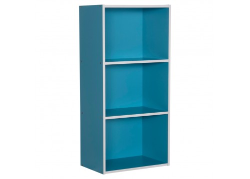 ΡΑΦΙΕΡΑ ΤΟΙΧΟΥ CUBICON HM9941.05 ΜΠΛΕ-ΛΕΥΚΗ ΜΕΛΑΜΙΝΗ 38,5x23,5x80Υεκ.
