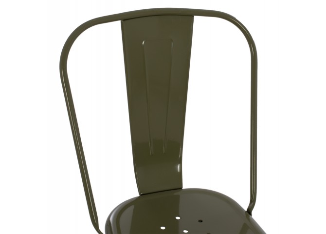 ΚΑΡΕΚΛΑ ΜΕΤΑΛΛΙΚΗ MELITA HM8641.43 ΣΕ DARK OLIVE GREEN 43x50x82Υεκ.