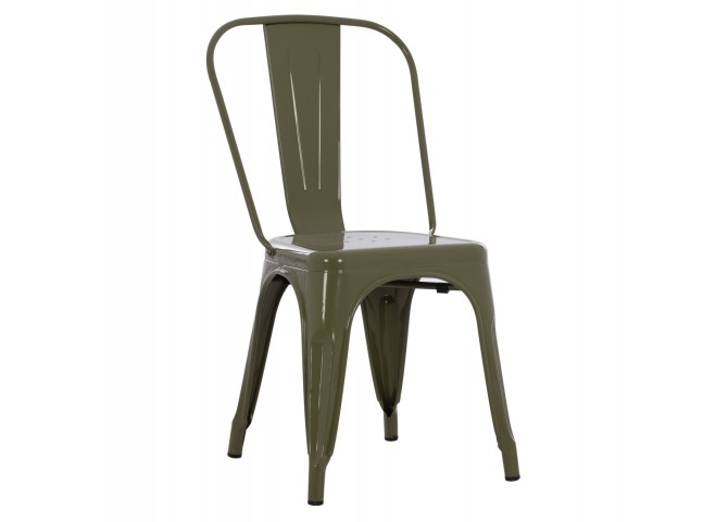 ΚΑΡΕΚΛΑ ΜΕΤΑΛΛΙΚΗ MELITA HM8641.43 ΣΕ DARK OLIVE GREEN 43x50x82Υεκ.