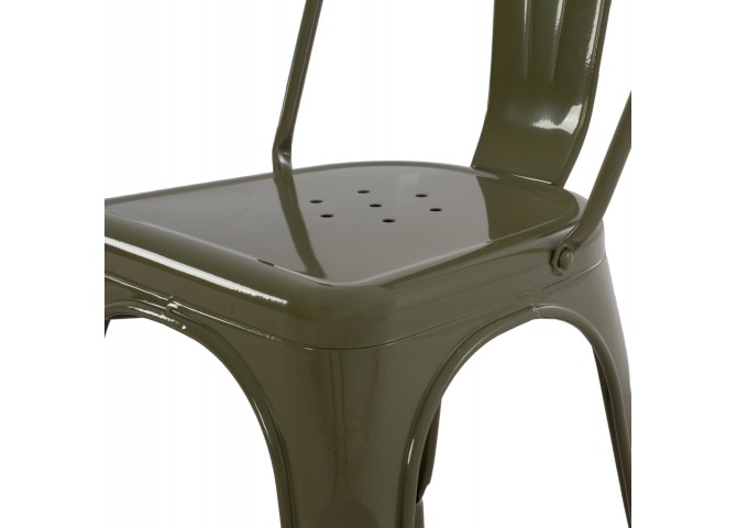ΚΑΡΕΚΛΑ ΜΕΤΑΛΛΙΚΗ MELITA HM8641.43 ΣΕ DARK OLIVE GREEN 43x50x82Υεκ.