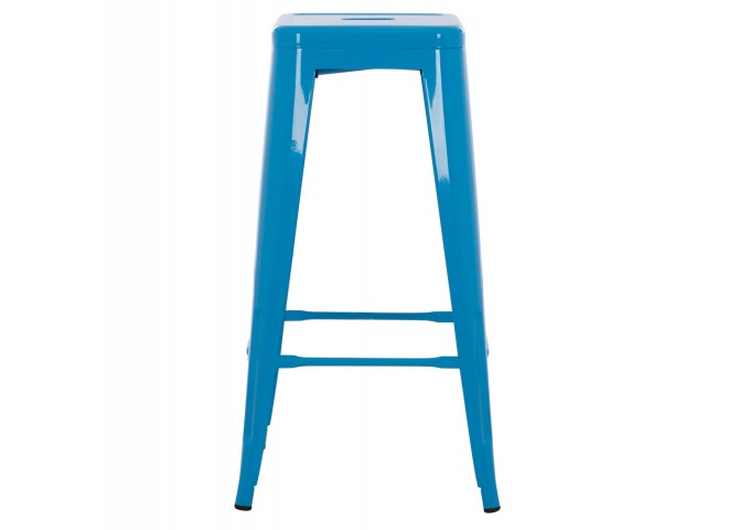 ΣΚΑΜΠΟ ΜΠΑΡ ΜΕΤΑΛΛΙΚΟ MELITA HM8642.48 ΣΕ ΜΠΛΕ 43x43x78Υεκ.