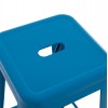 ΣΚΑΜΠΟ ΜΠΑΡ ΜΕΤΑΛΛΙΚΟ MELITA HM8642.48 ΣΕ ΜΠΛΕ 43x43x78Υεκ.