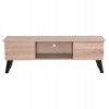 ΕΠΙΠΛΟ ΤΗΛΕΟΡΑΣΗΣ IREN HM2481.01 ΜΕΛΑΜΙΝΗ ΣΕ SONAMA OAK-ΜΑΥΡΟ 120x32,5-34x41Yεκ.