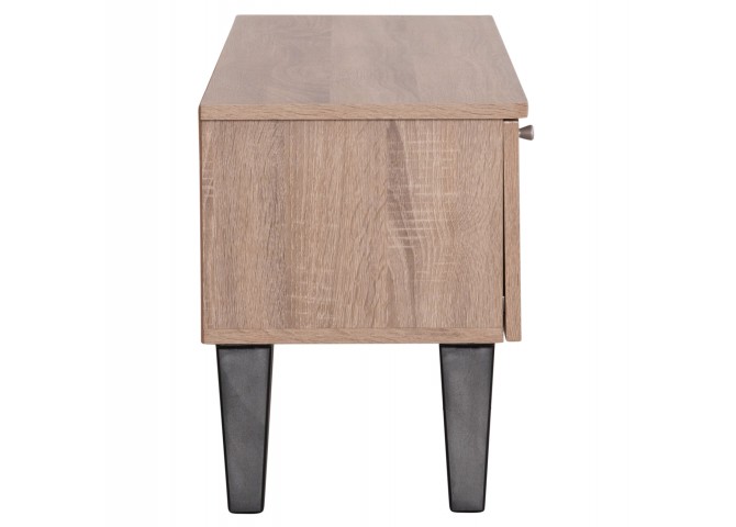 ΕΠΙΠΛΟ ΤΗΛΕΟΡΑΣΗΣ IREN HM2481.01 ΜΕΛΑΜΙΝΗ ΣΕ SONAMA OAK-ΜΑΥΡΟ 120x32,5-34x41Yεκ.
