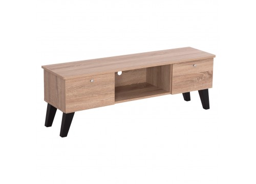 ΕΠΙΠΛΟ ΤΗΛΕΟΡΑΣΗΣ IREN HM2481.01 ΜΕΛΑΜΙΝΗ ΣΕ SONAMA OAK-ΜΑΥΡΟ 120x32,5-34x41Yεκ.