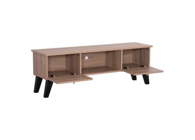 ΕΠΙΠΛΟ ΤΗΛΕΟΡΑΣΗΣ IREN HM2481.01 ΜΕΛΑΜΙΝΗ ΣΕ SONAMA OAK-ΜΑΥΡΟ 120x32,5-34x41Yεκ.