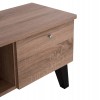 ΕΠΙΠΛΟ ΤΗΛΕΟΡΑΣΗΣ IREN HM2481.01 ΜΕΛΑΜΙΝΗ ΣΕ SONAMA OAK-ΜΑΥΡΟ 120x32,5-34x41Yεκ.