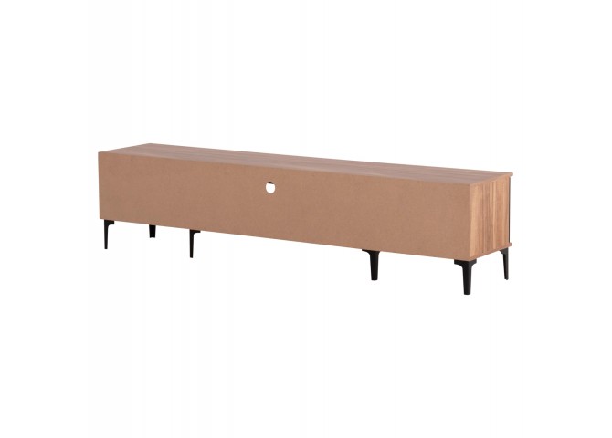 ΕΠΙΠΛΟ ΤΗΛΕΟΡΑΣΗΣ ΣΕΙΡΑ HARRY HM18008.01 ΜΕΛΑΜΙΝΗ ΦΥΣΙΚΟ ΞΥΛΟΥ-ΜΑΥΡΟ 200x40x47,5Υεκ.