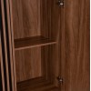 ΒΙΤΡΙΝΑ ΣΕΙΡΑ HARRY HM18011.01 ΜΕΛΑΜΙΝΗ ΦΥΣΙΚΟ ΞΥΛΟΥ-ΜΑΥΡΟ 90x40x185Υεκ.