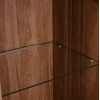 ΒΙΤΡΙΝΑ ΣΕΙΡΑ HARRY HM18011.01 ΜΕΛΑΜΙΝΗ ΦΥΣΙΚΟ ΞΥΛΟΥ-ΜΑΥΡΟ 90x40x185Υεκ.