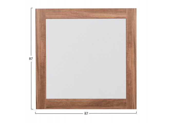 ΚΑΘΡΕΠΤΗΣ TOIXOY ΤΕΤΡΑΓΩΝΟΣ ΣΕΙΡΑ HARRY HM4485.01 ΜΕΛΑΜΙΝΗ ΦΥΣΙΚΟ ΞΥΛΟΥ 87x2(πάχος)x87εκ.