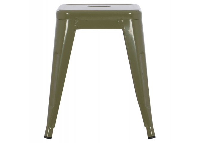 ΣΚΑΜΠΟ ΜΕΤΑΛΛΙΚΟ MELITA HM0096.43 ΣΕ DARK OLIVE ΧΡΩΜΑ 39x39x46Υεκ.