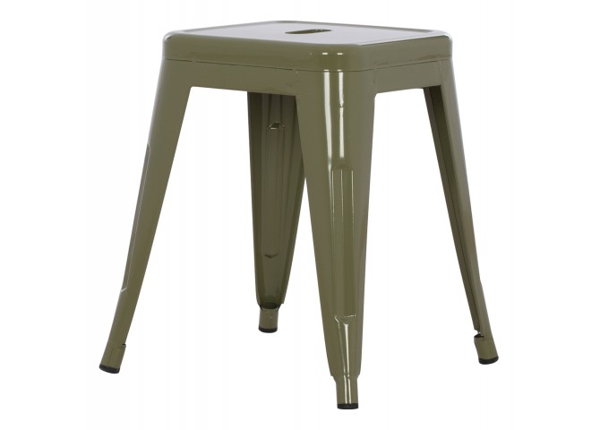 ΣΚΑΜΠΟ ΜΕΤΑΛΛΙΚΟ MELITA HM0096.43 ΣΕ DARK OLIVE ΧΡΩΜΑ 39x39x46Υεκ.