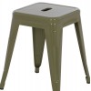 ΣΚΑΜΠΟ ΜΕΤΑΛΛΙΚΟ MELITA HM0096.43 ΣΕ DARK OLIVE ΧΡΩΜΑ 39x39x46Υεκ.