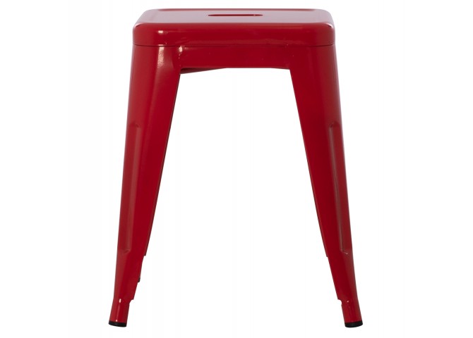 ΣΚΑΜΠΟ ΜΕΤΑΛΛΙΚΟ MELITA HM0096.44 ΣΕ ΚΟΚΚΙΝΟ ΧΡΩΜΑ 39x39x46Υεκ.
